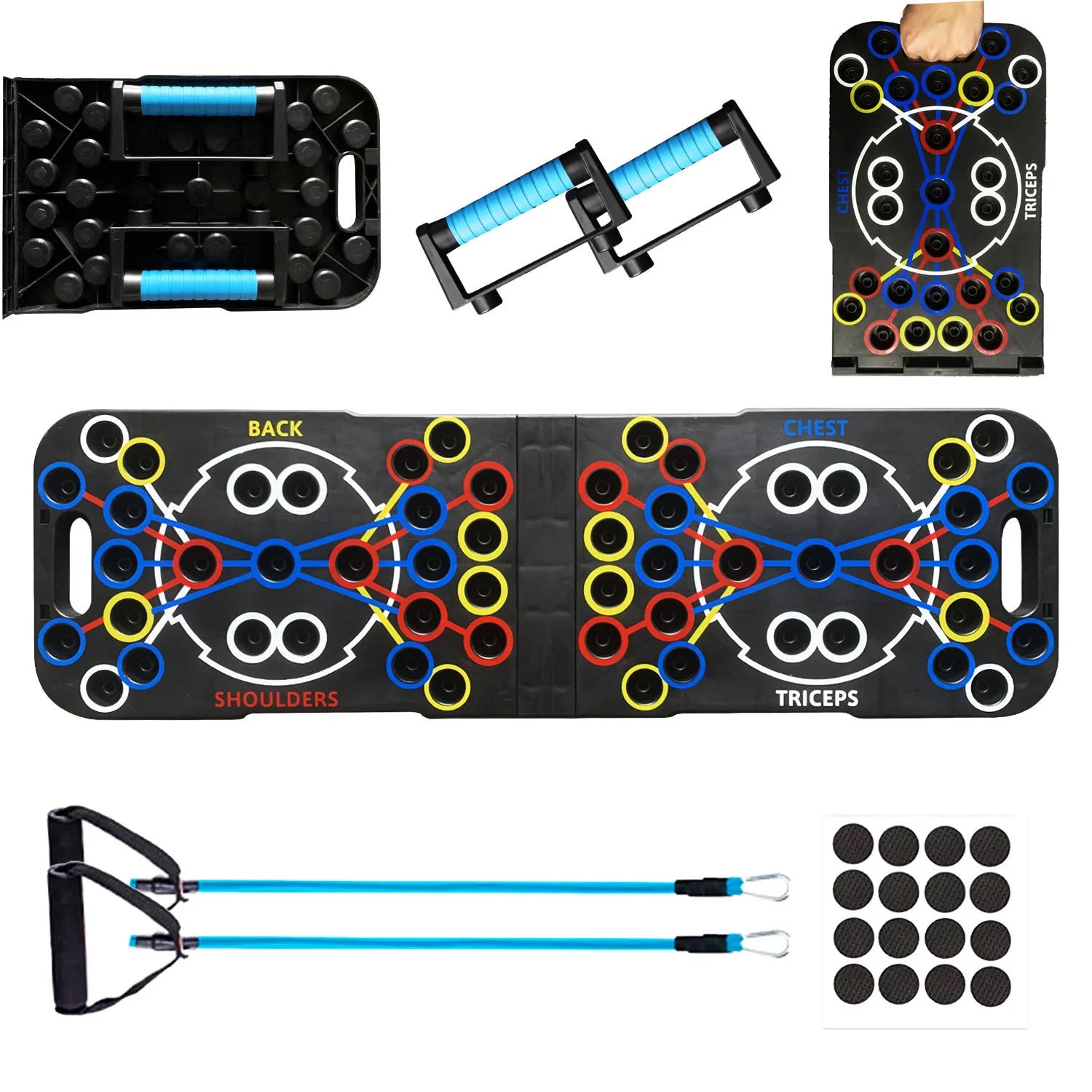 Push Up Support Board, Multifunctional Exercise Chest and Abdominal Muscles, Household Men's and Women's Training Board Fitness