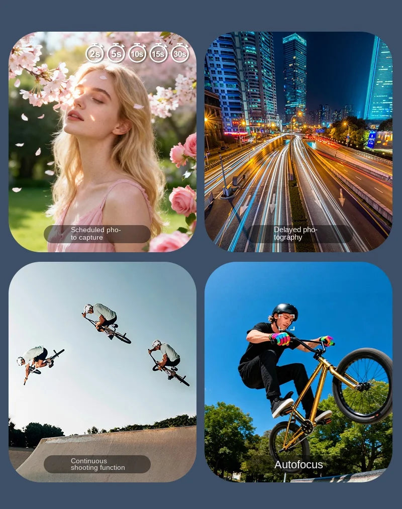 4K Pocket Gimbal Camera – Auto Tracking & WiFi