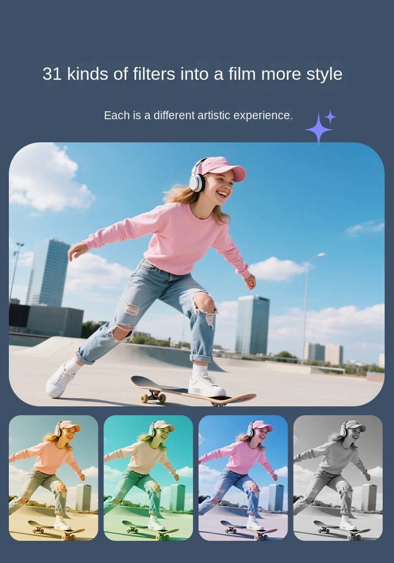 4K Pocket Gimbal Camera – Auto Tracking & WiFi